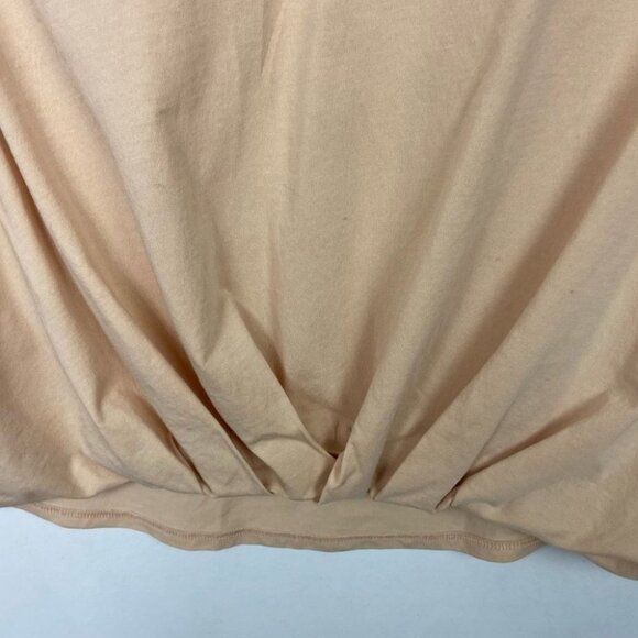 Lululemon Pleats and Thank You Peach Short Sleeve Crop Top‎ Size 4 Tee 2020 Tee - Picture 7 of 11
